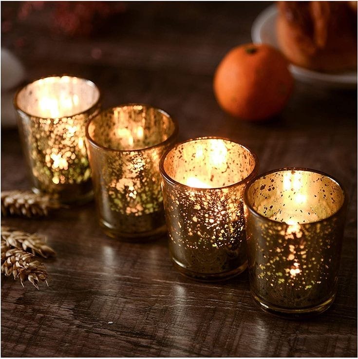 Mercury Glass Votives